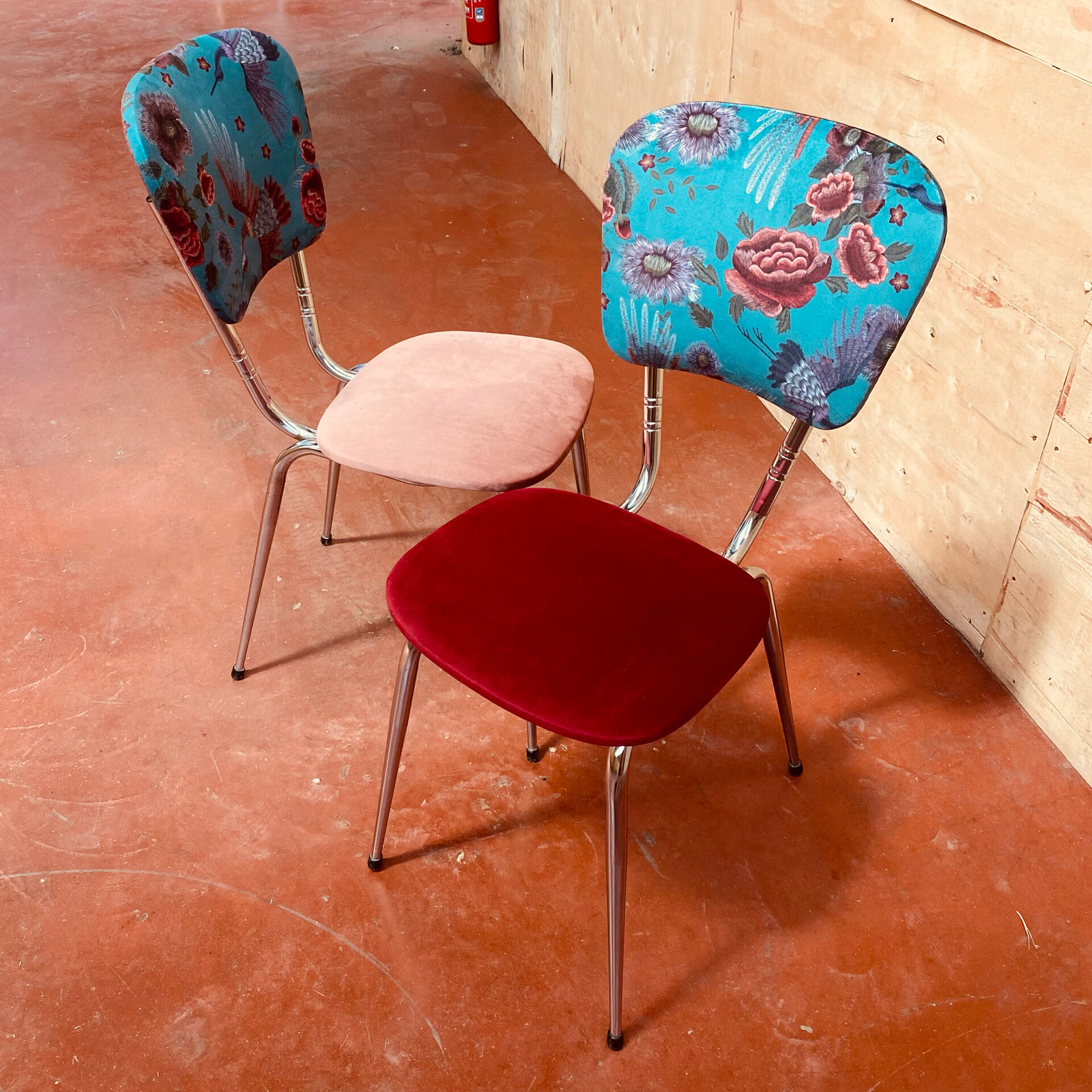 Paire de chaises vintages rénovées