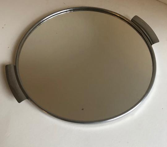 Round mirror tray