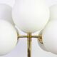 Atomic brass table lamp, Switzerland, 1960s