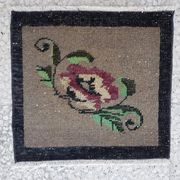 Small vintage decorative kilim rug 54x50 cm