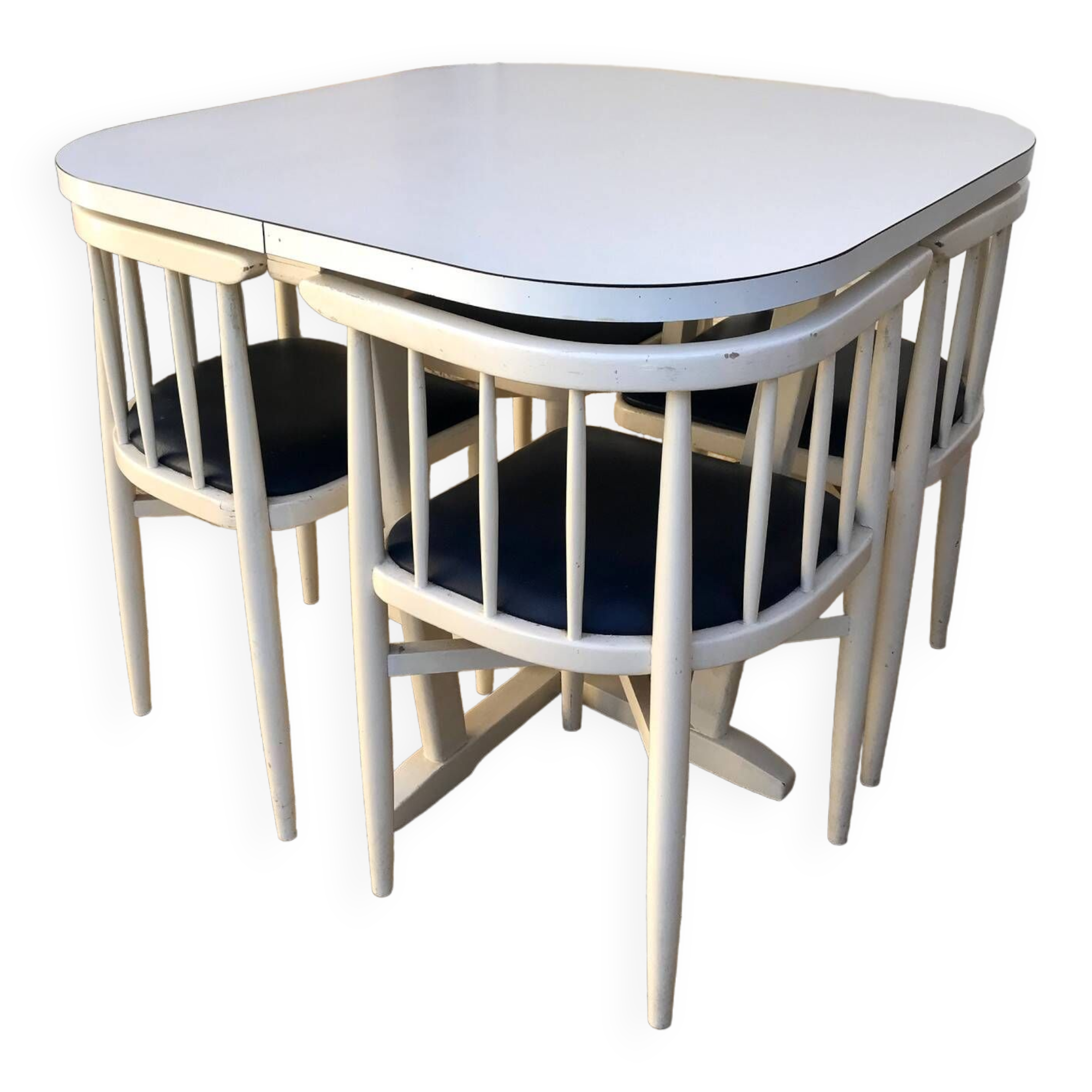 Vintage Thonet table and chairs from the 60s