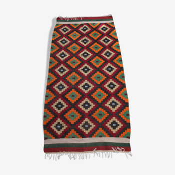 Kilim rug in polychrome wool