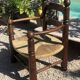 Fauteuil bas paillé