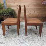 Vintage wooden chairs from the 60s