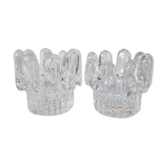 Candlestick duo by Goran Warff for Kosta Boda 70s