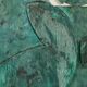 Relief panel "Step out of the frame!" in patinated wood. Contemporary.