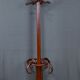 Large curved beech coat rack in the Thonet style – early 20th century