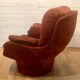 Velvet karate armchair by Michel Cadestin for Airborne
