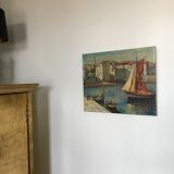 Tableau port de pêche du sud