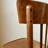 Bistro chair in light wood