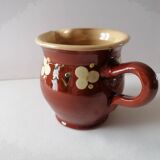 Glazed terracotta Savoy milk jug