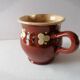 Glazed terracotta Savoy milk jug