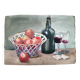 Still life "wines and fruits" Watercolor signed L.Roland