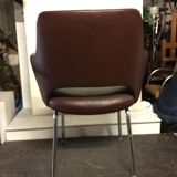 6 fauteuils en skaï