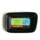 Vide poche en céramique noire, décor incisé, années 50