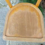 6 bistro chairs, light wood