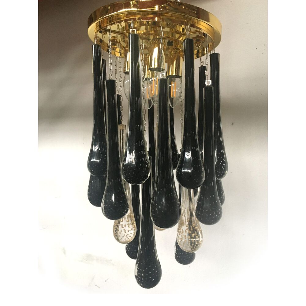 Murano glass flush mount