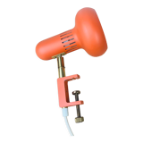 Spot lamp orange clamp 70s space age