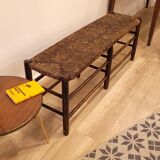 Banc en paille