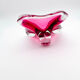 Large Crystal Bowl Bohemia Josef Hospodka 2.6kg Ruby Design 1960