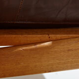 Danish leather sofa set by Arne Wahl Iversen for Komfort