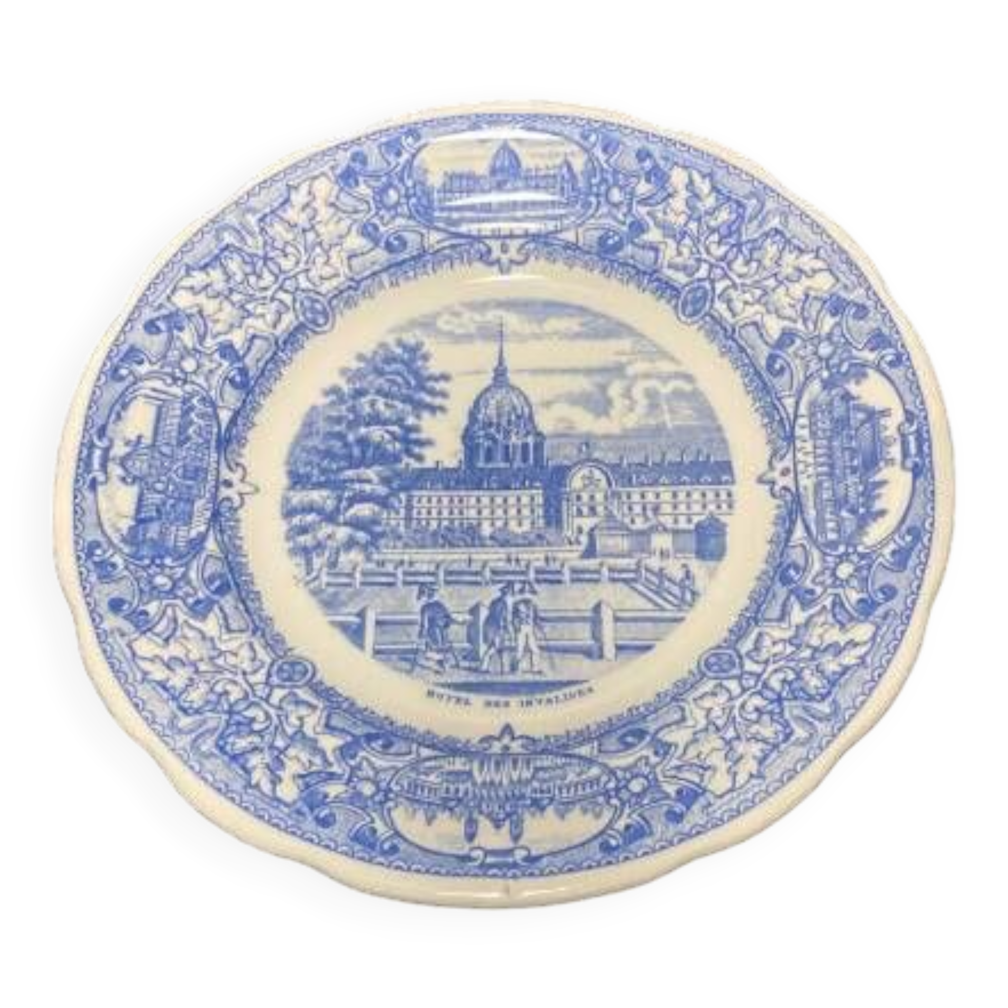 Gien earthenware plate