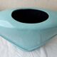Vase en céramique turquoise