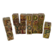 Lot de cubes en bois