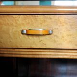 Veneer Rosewood and Maple Vanity with Bakelite Handles