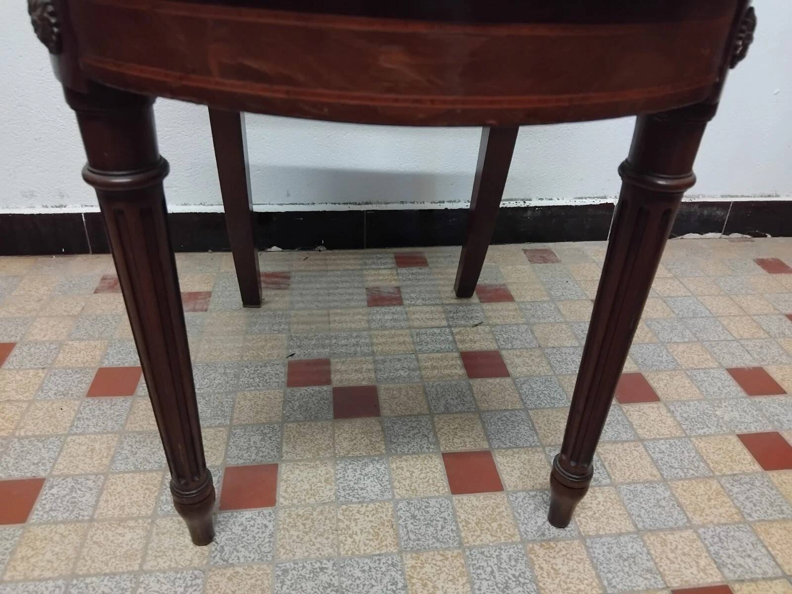 Antique Louis XVI Style Chair with Caned Seat