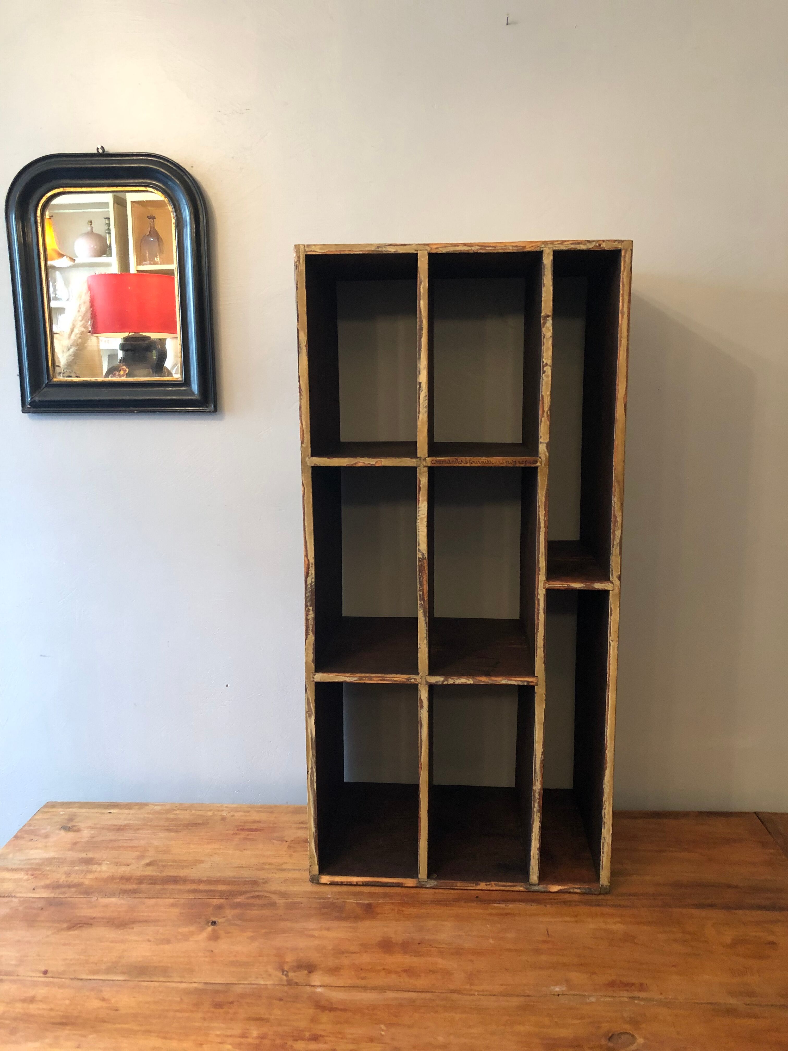 Antique locker cabinet