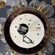 Ceiling or wall brass sputnik snowball flush mount by Doria Leuchten, 1970s
