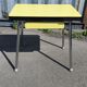 Yellow formica table