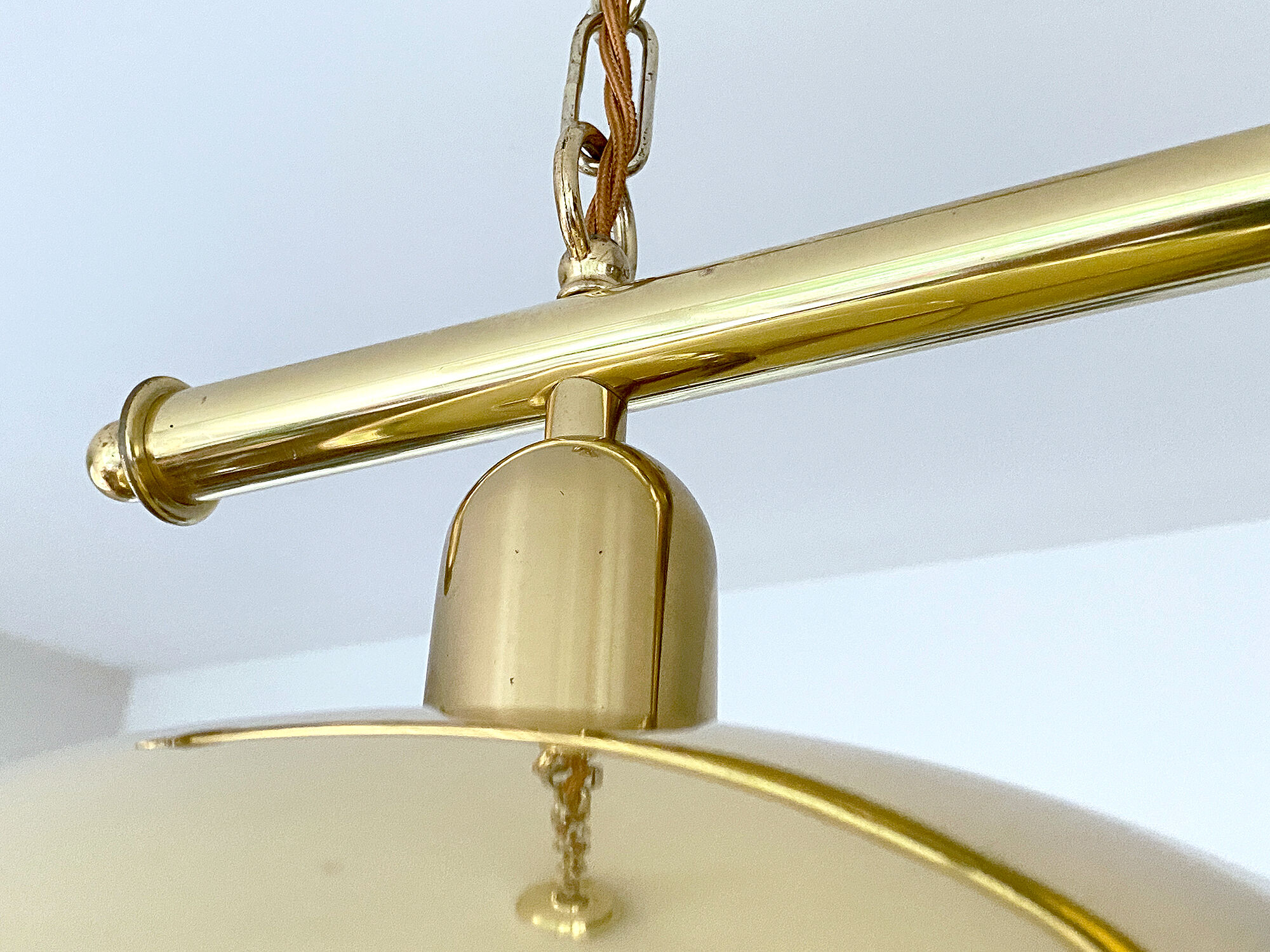 Vintage Grand Chandelier, Brass, 60s