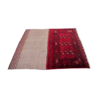 Old oriental saddle mat BOUKHARA 195 x 167 cm