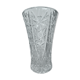 Vase en verre ciselé vintage 1960 1970