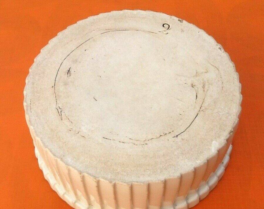 1930s Round soufflé dish N°2 White ceramic