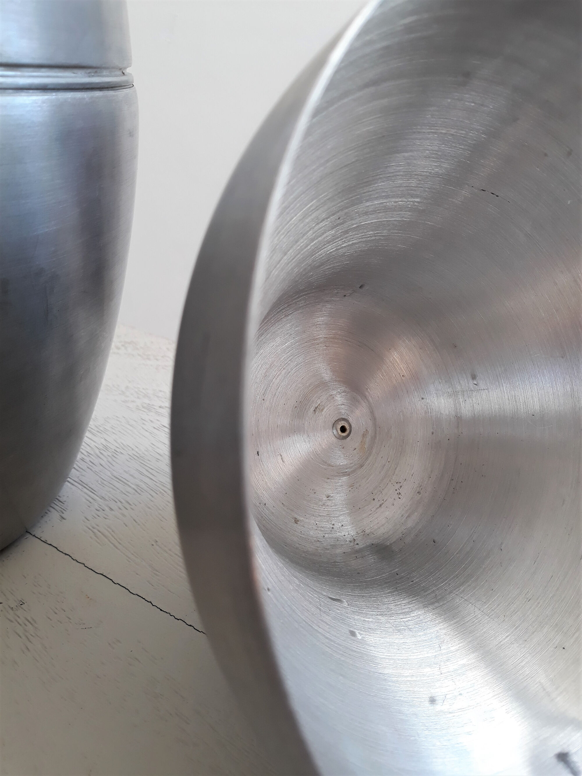 Large ice bucket shape pear  vintage ice pot 1970