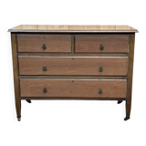 1930s English mahogany chest of drawers