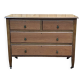 Commode anglaise en acajou des années 1930