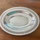 Art Deco silver metal dish