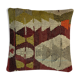 Turkish kilim cushion cover, 40 x 40 cm