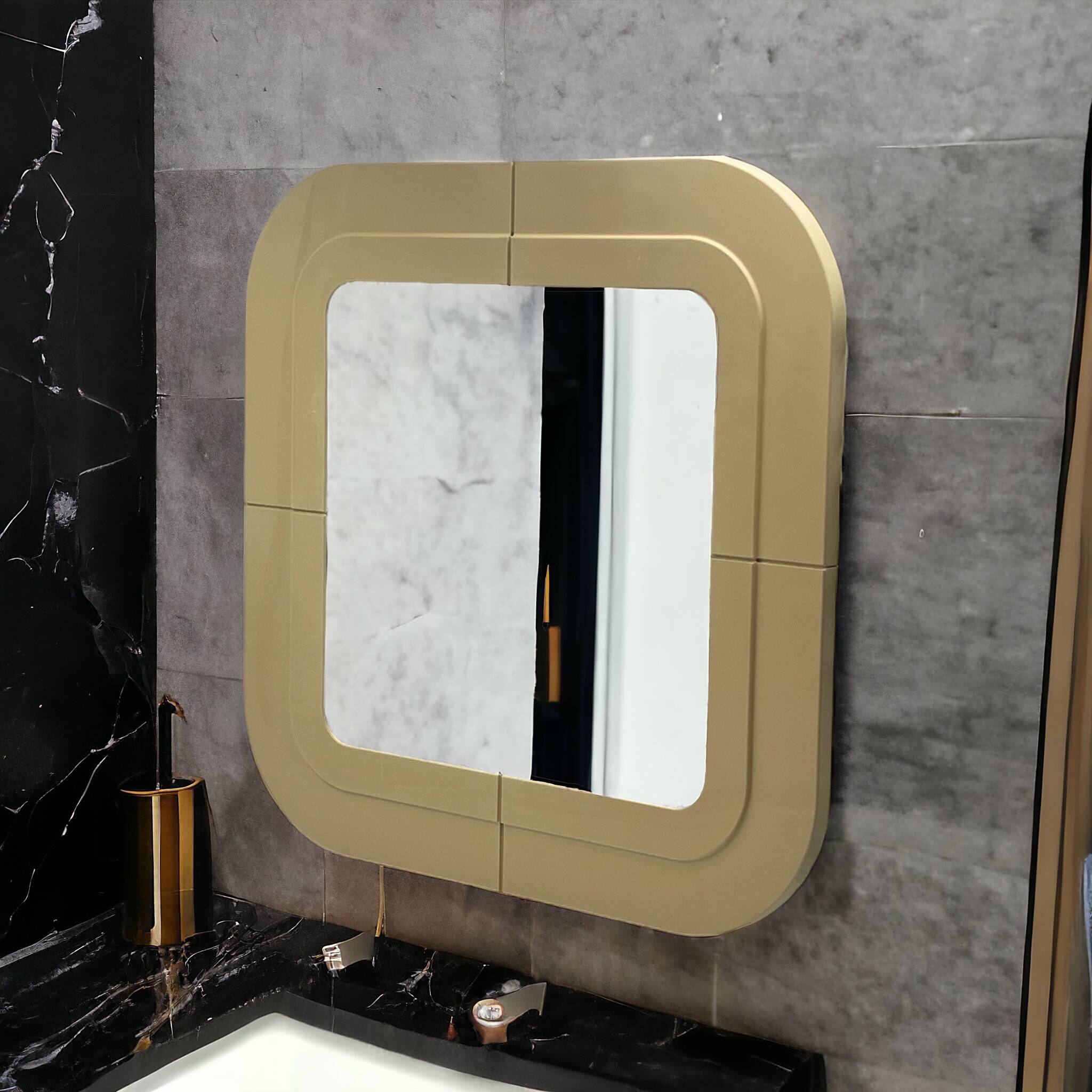 Kartell 60s Square Mirror by Anna Castelli Ferrieri