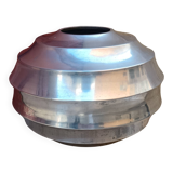 Vintage chrome vase/pot