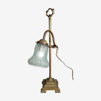 Large antique lamp collar sign art nouveau