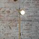 Mid-Century Floor Lamp in Metal attributed to Drukov, Czech, 1970s