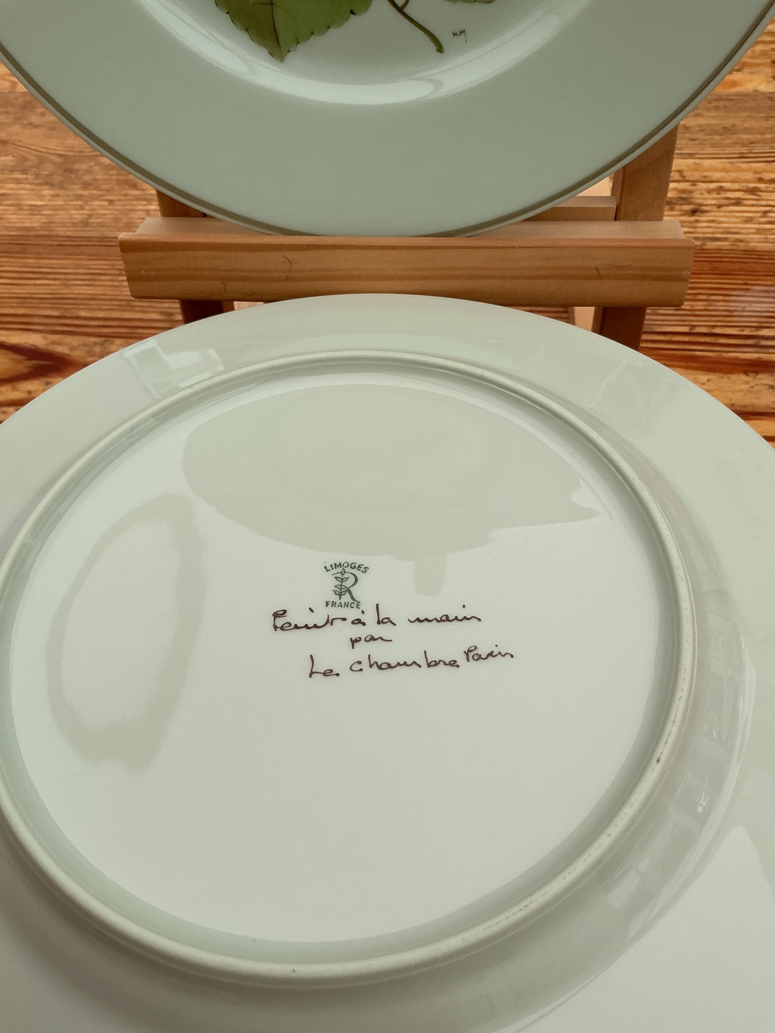 Chambrelain dessert plates