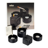 Braun Domino Smoking Set Designer Dieter Rams  Complete with Box