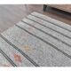 1970s Turkish Handmade Wool Kilim Striped Runner Rug 131x260
