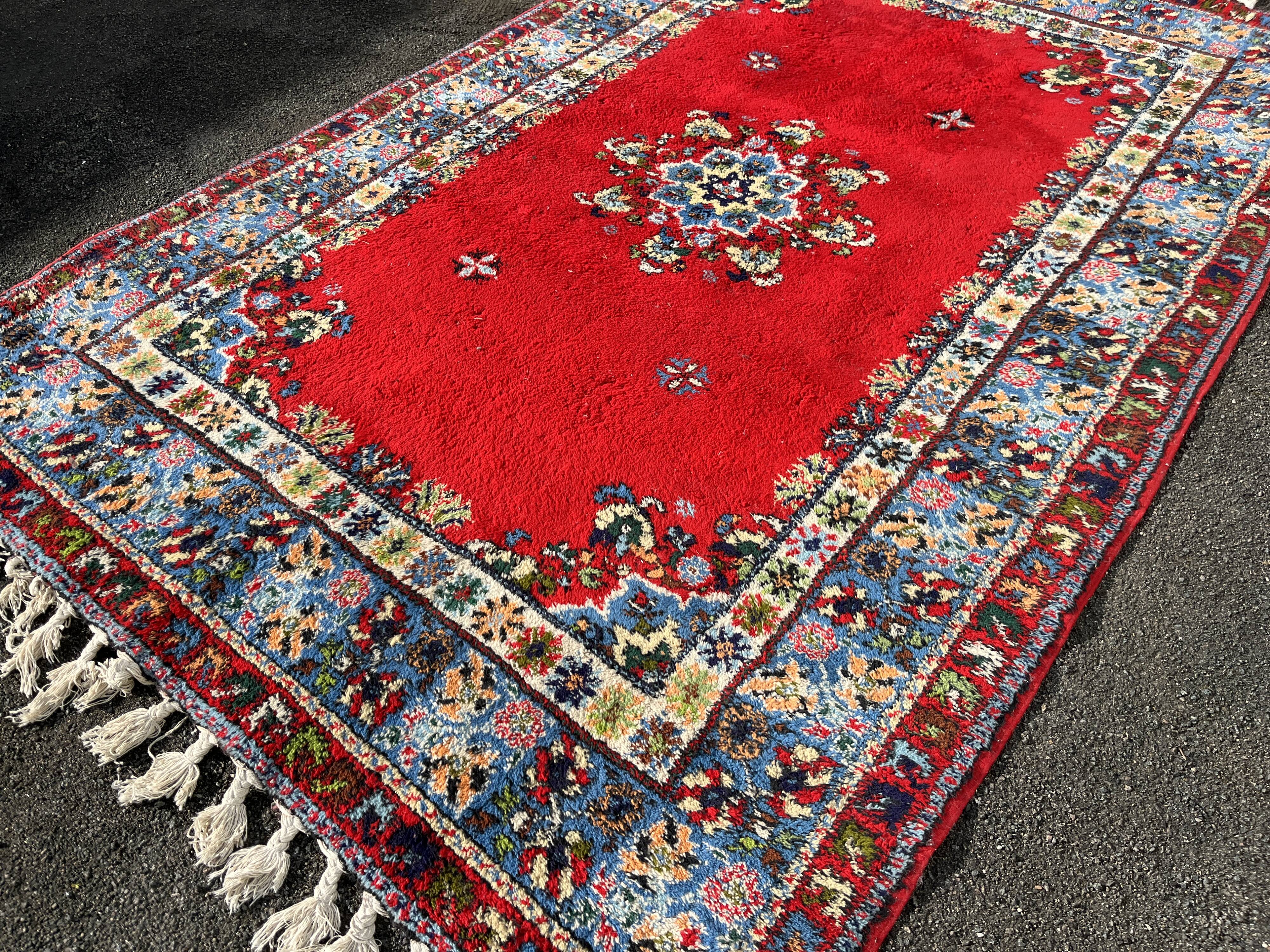 Large antique Oriental carpet - Persian (Kashan/Tabriz) - 307 x 204 cm